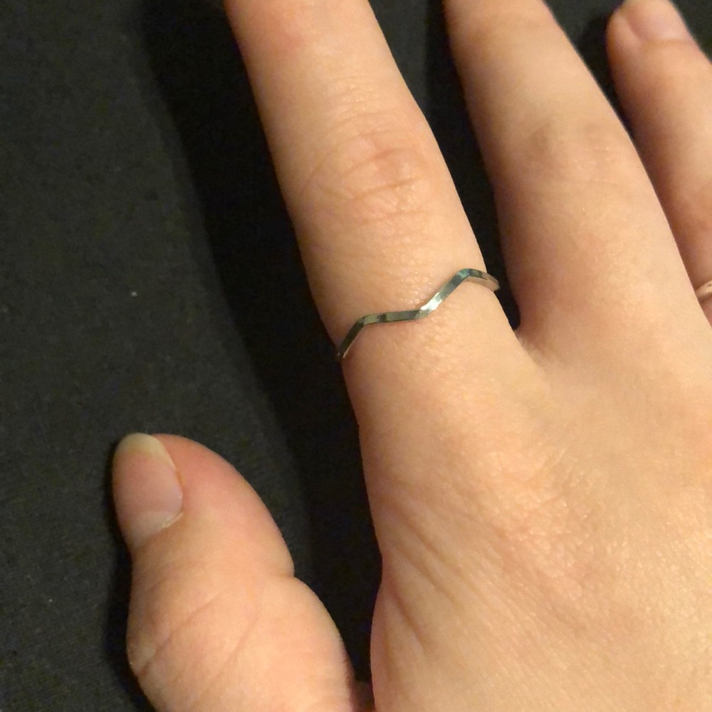 ‼️PRICE DROP‼️ Silver stacking ring